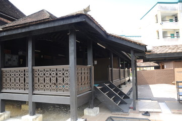 Entrance of Masjid Kampung Laut at Nilam Puri Kelantan, Malaysia