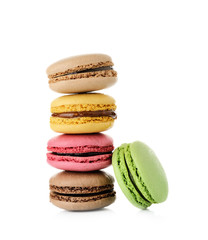 macaron isolated on white background