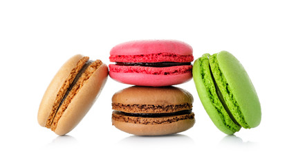 macaron isolated on white background