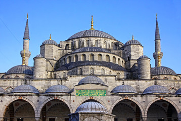 Fototapeta na wymiar Blue Mosque, Istanbul, Turkey