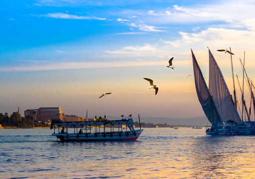 Egyptian voyage on the Nile.