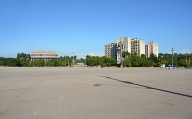 Beautiful buildings in Havana- lifestyle - the capital of Cuba