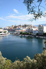Obraz premium voulismeni-see in Agios Nikolaos, Kreta