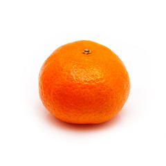 clementine on a white background