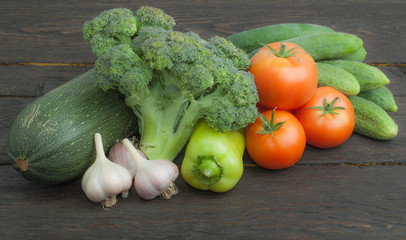Still life vegetables
