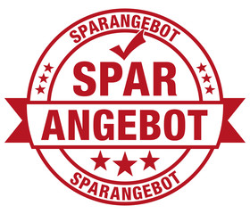 Sparangebot Stempel