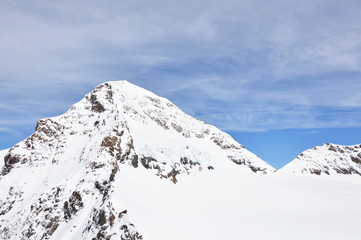 Fototapeta na wymiar Jungfrau mountain in Switzerland