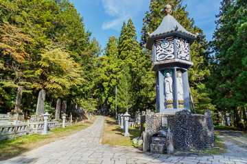 Cemetery at Okunoin Temple in Mt. Koya, Wakayama