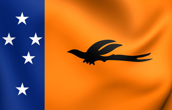 Flag of New Ireland Province, Papua New Guinea.