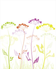 Abstract floral background