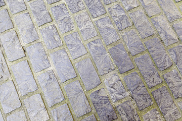 Cobblestone floor