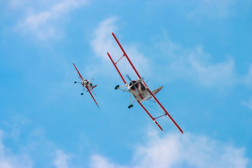 Air acrobatics team