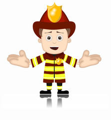 Ben Boy Fireman firefighter friendly fire man