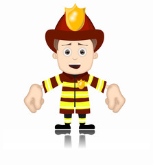 Ben Boy Fireman firefighter friendly fire man