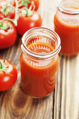 Fototapeta na wymiar Tomato juice