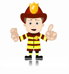 Ben Boy Fireman firefighter friendly fire man