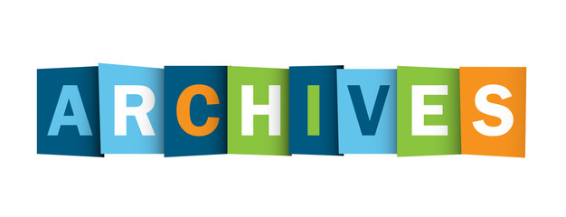 ARCHIVES icon (files information download subscription)