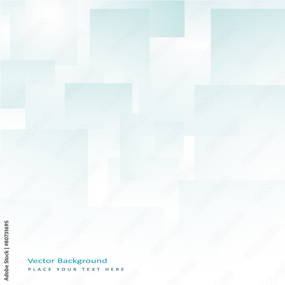 Poster abstract vector background with transparent rectangle