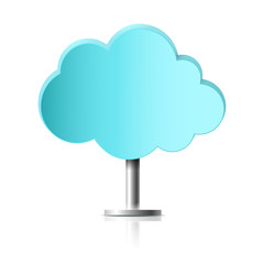 blue cloud on the leg