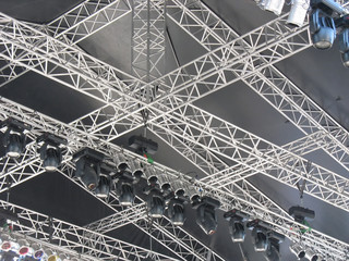 structures of stage illumination lights equipment