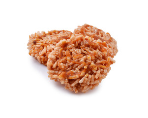 Thai Sweet Crispy Rice Cracker with Cane Sugar Drizzle.