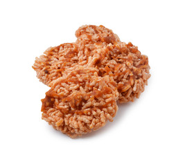 Thai Sweet Crispy Rice Cracker with Cane Sugar Drizzle.