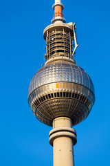 Berlin TV Tower.  Fersehturm in Berlin