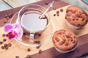 muffins and orchid
