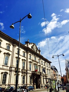 Milano, Corso Magenta a Palazzo Litta