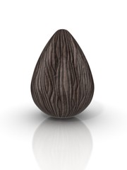 3d wooden egg render