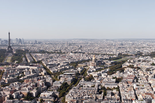 Paris, aerial view.