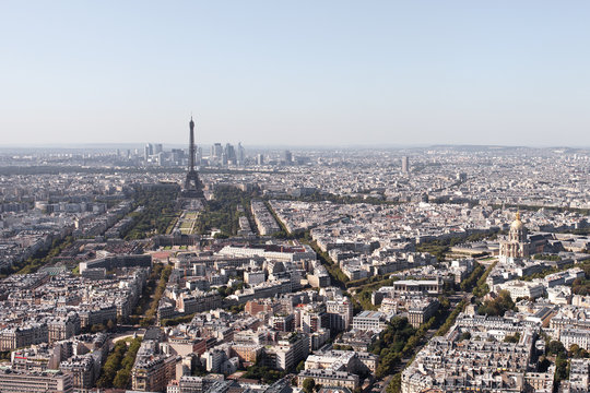 Paris, aerial view.