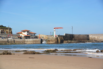 puerto pesquero  en Comillas, Cantabria