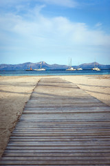 Obraz premium Beach and sea view , Mallorca