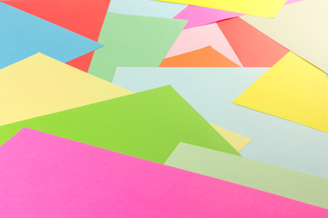 colorful paper overlap  as geometric pattern background