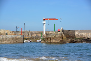 pequeño puerto pesquero