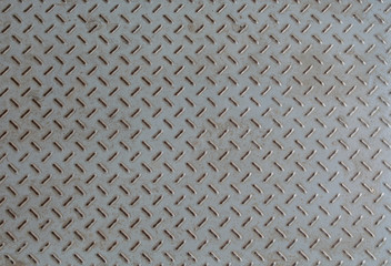 old metal diamond plate