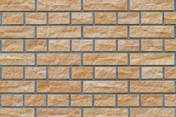Obraz premium 茶色のレンガの背景 Brown brick background