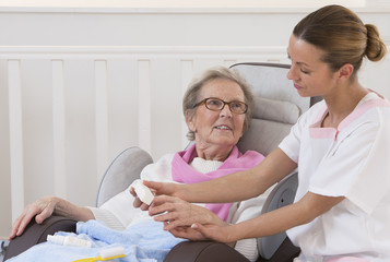 Obraz premium Aide à Domicile Soins