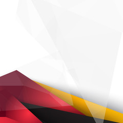 Fototapeta premium Vector background abstract polygon triangles.