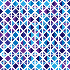 Seamless pattern of colored geometric shapes