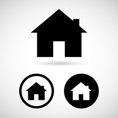 home icon great for any use. Vector EPS10.