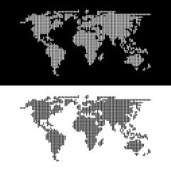 World map icon great for any use. Vector EPS10.