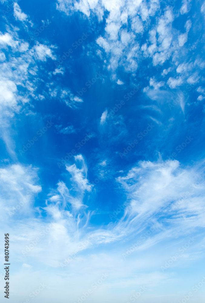 Wall mural blue sky