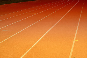 running field and marathon at night