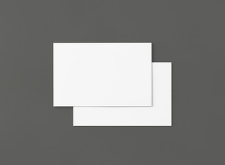 Visitenkarte Vorlage liegend schwarz