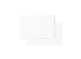 Visitenkarte Vorlage liegend weiss