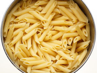 Italian pasta close up