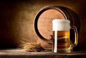 Foto auf Leinwand Stillleben mit Bier © Givaga