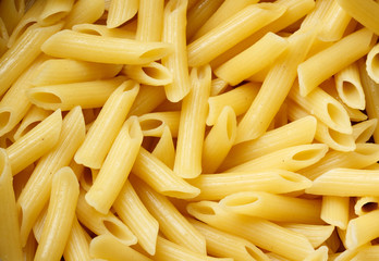 Italian pasta close up